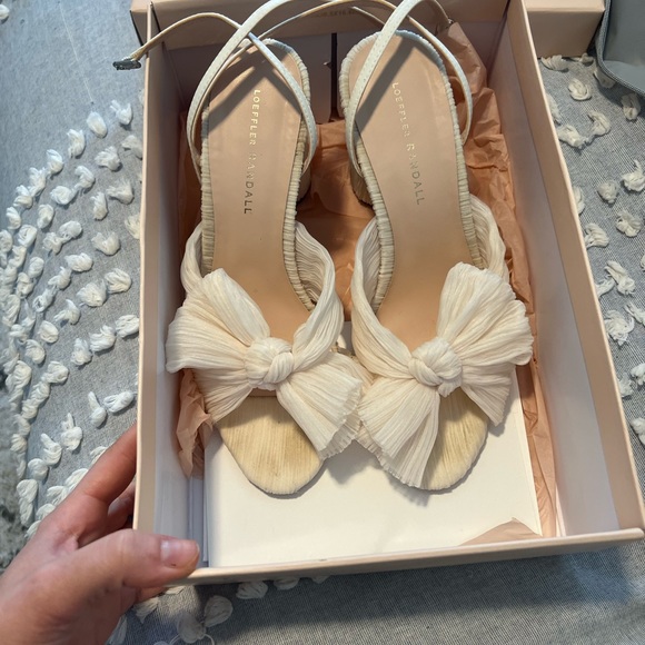 Loeffler Randall Camellia Knotted Sandal in Pearl - Picture 6 of 8